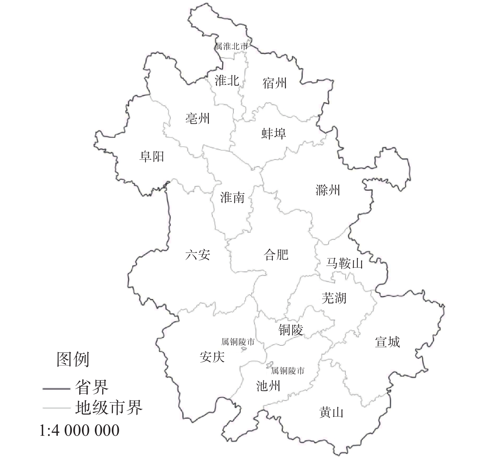 安徽省地图